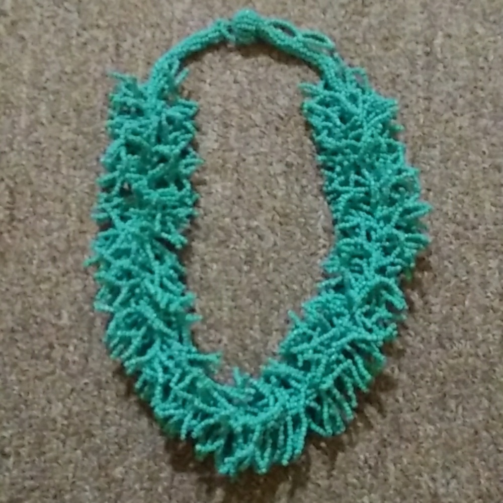 Turquoise beaded necklace - Picture 2 of 8